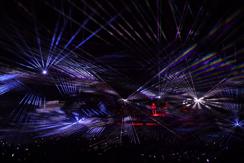 Jean Michel Jarre at Baalbeck Festival